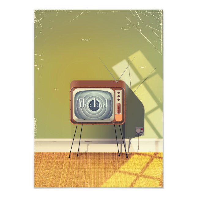 Foto Desenho animado de televisão vintage (Frente)
