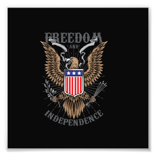 Foto desenho da águia americana (Frente)