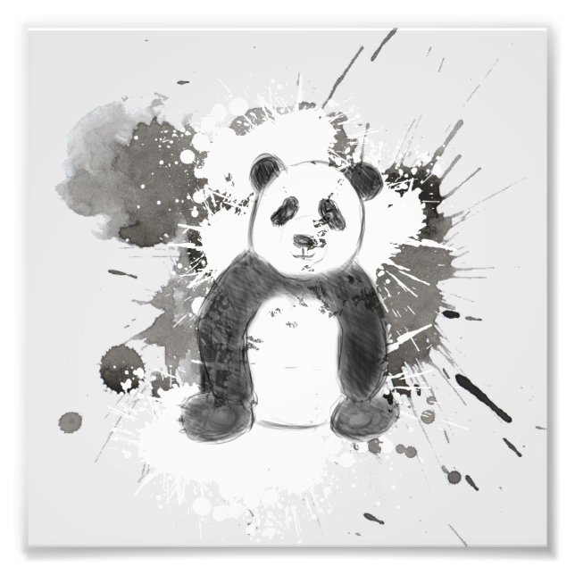 Foto Desenho de panda adorável (Frente)