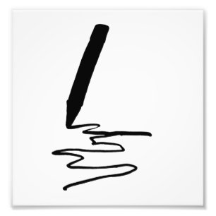 Foto Desenho de Silhueta com Desenho de Lápis