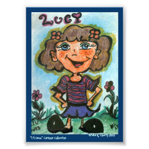 Foto Desenhos animados de ACEO "LUCY" pelo artista,