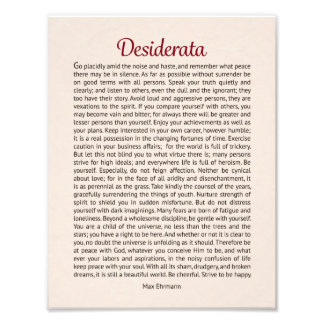 Foto Desiderata