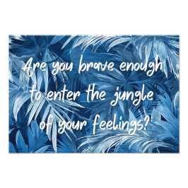 Foto Design da selva e Poster motivacional