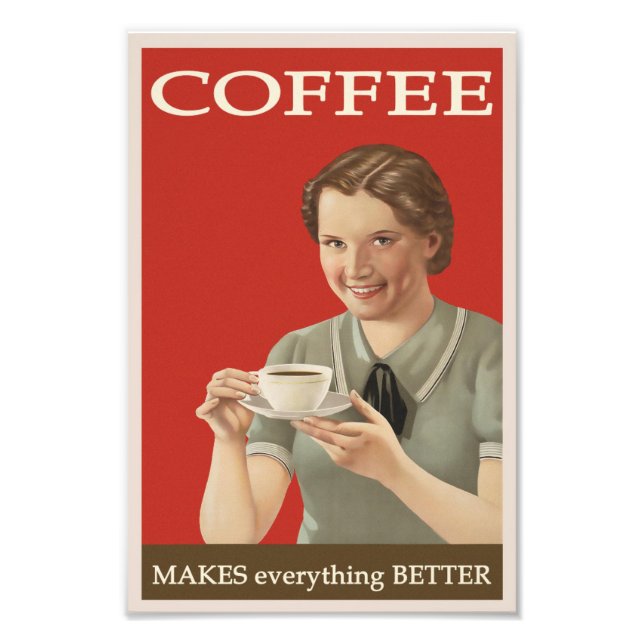 Foto Design de café retrô (Frente)