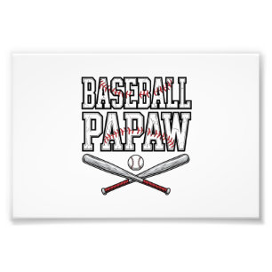 Foto Design de Gravura Vintage Papaw de Beisebol_1