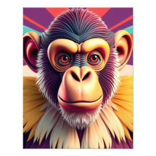 Foto Design de Macaco