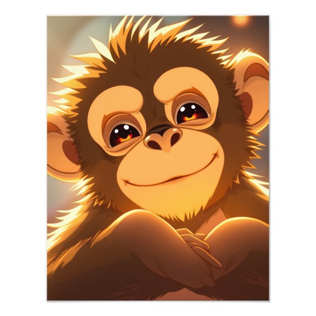 Foto Design de Macaco (Frente)