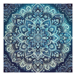 Foto Design de Mandala Gradiente Azul