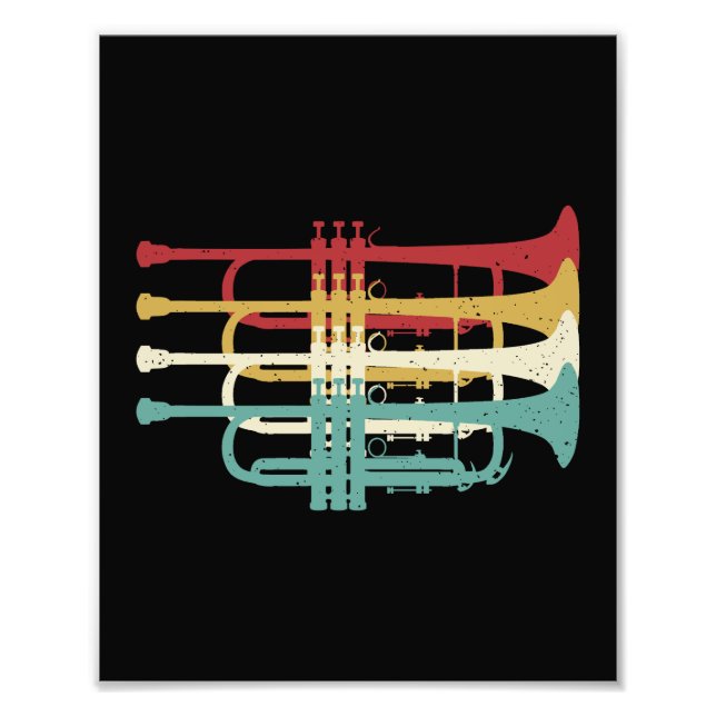 Foto Design de Trompete de Banda de Marcha (Frente)