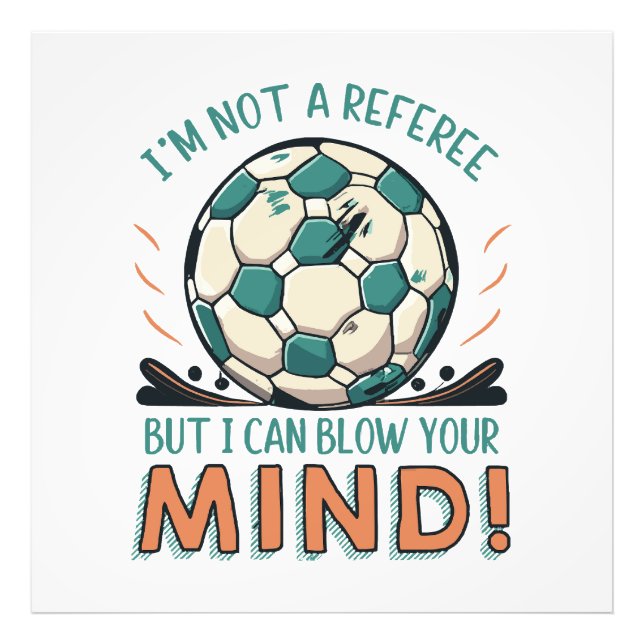 Foto Design Divertido de Futebol (Frente)