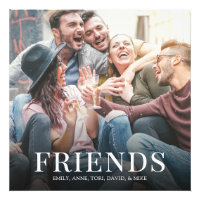 Design minimalista de amigos modernos de fotografi