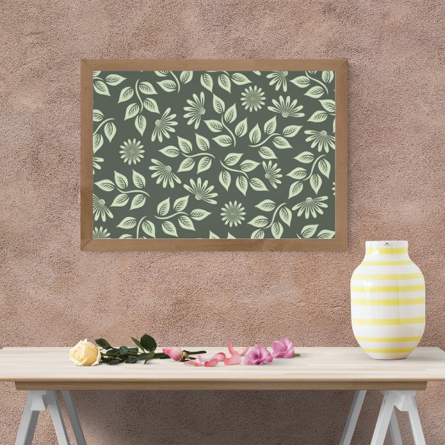 Foto Design sem costura com flores e folhas (Criador carregado)