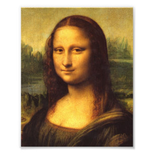 Foto Detalhe da Cabeça de Mona Lisa - Leonardo Da Vinci
