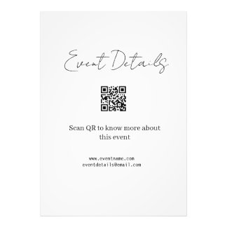 Foto detalhes da ocasião do evento digitalize QR para o