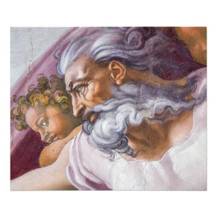 Foto Deus, o Pai, Capela Sistina de Michelangelo