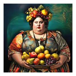 Foto "Deusa da Indulgência Excessiva" Retrato Colorido