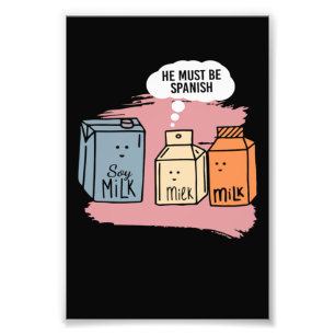 Foto Deve Ser Leite Espanhol Soja