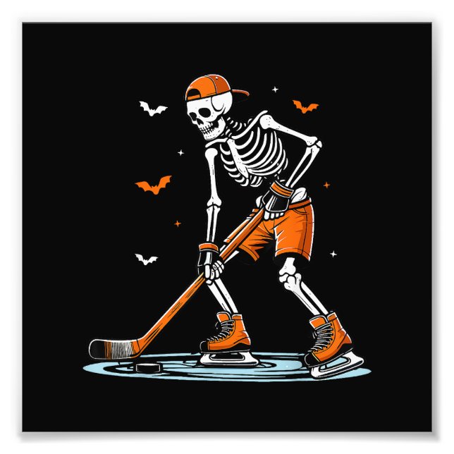 Foto Dia de as Bruxas engraçado do Skeleton Ice Hallowe (Frente)