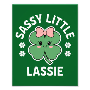 Foto Dia de São Patrício Garotinha Sassy Little Lassie