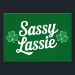 Foto Dia de São Patrício Sassy Lassie Funny Irlandês<br><div class="desc">Dia de São Patrício Sassy Lassie Funny Irlandês</div>