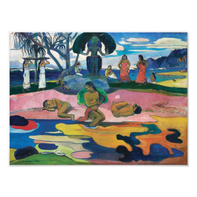 Foto Dia do Deus | Paul Gauguin | (Frente)