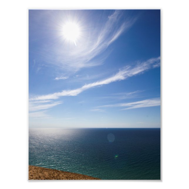 Foto Dia Sunny do Lago Michigan em Dunes (Frente)