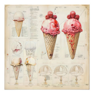 Foto Diagrama Cone do sorvete