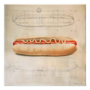 Foto Diagrama do cachorro quente