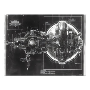 Foto Diagrama Preto Base Sci-Fi
