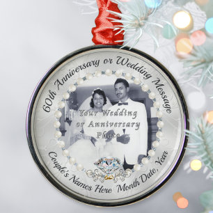 FOTO Diamond, 60. Ornamentos de Aniversário de Cas