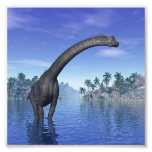 Foto Dinossauro do Brachiossauro - renderização 3D