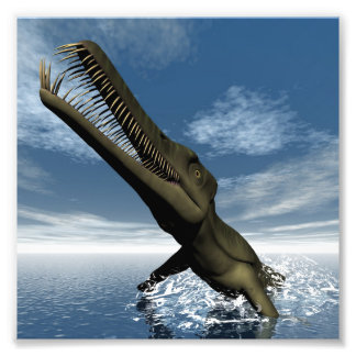 Foto dinossauro do Mesossauro - renderização 3D
