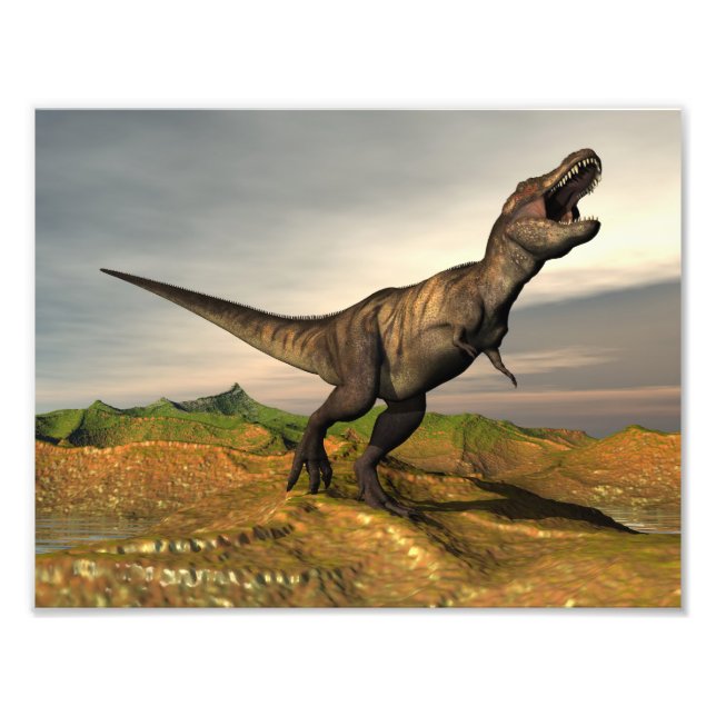 Foto dinossauro Tyrannosaurus rex - renderização 3D (Frente)