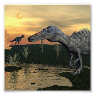 Foto Dinossauros de Suchomimus - 3D rendem
