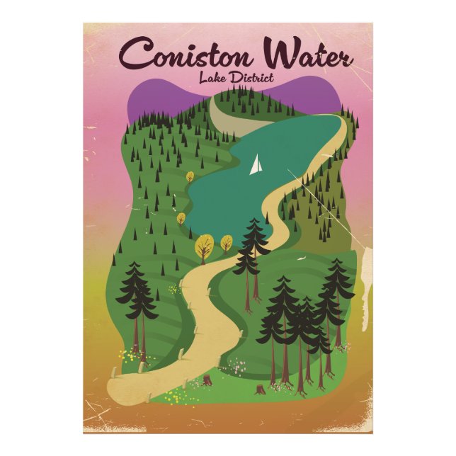 Foto Distrito de Coniston Water Lake (Frente)