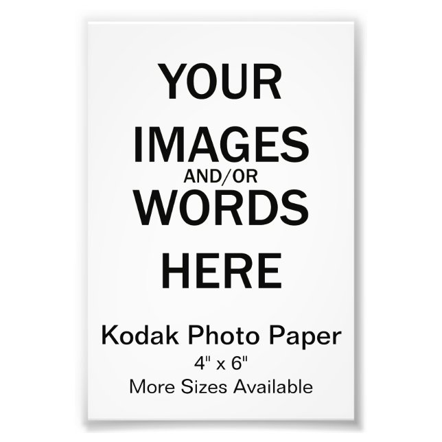 Foto DIY - Papel Fotográfico do Kodak (Frente)