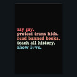 Foto Dizer Gay Proteger Crianças Trans Leia Livros Bani<br><div class="desc">Dizer Gay Proteger Crianças Trans Leia Livros Banidos LGBTQ</div>