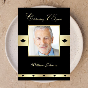 Foto do 75º Convite de aniversário 75º