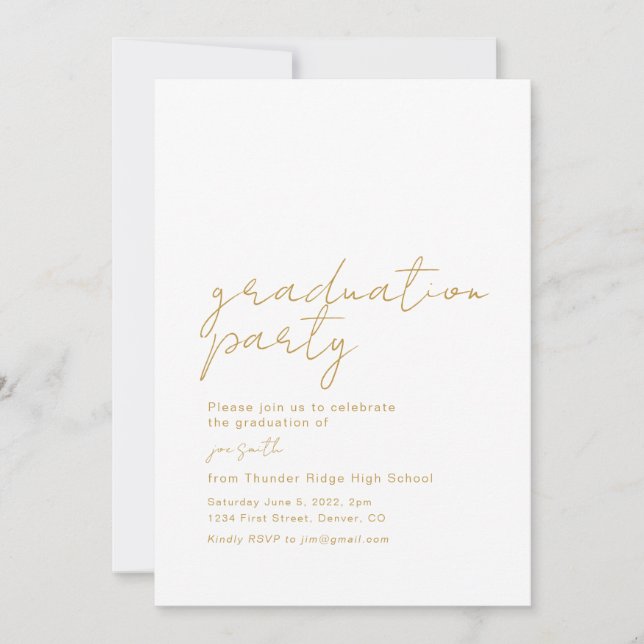 Foto do Anúncio de Convite de festa de formatura (Frente)