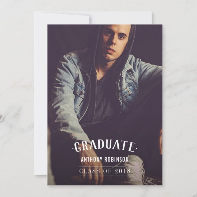 Foto do anúncio de graduação masculina (Frente)