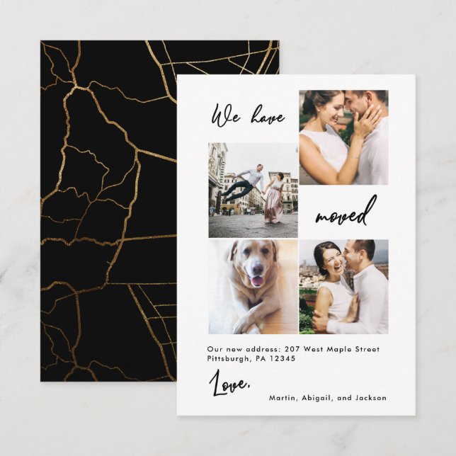 Foto do Anúncio Movendo Mudança Moderna de Endereç (Frente/Verso)