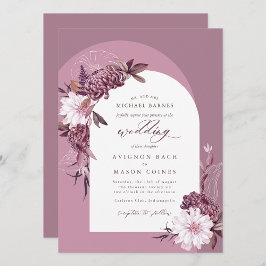 Foto do Arco Floral de Lavanda Inglesa Boêmia