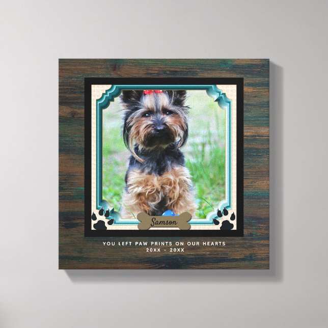 Foto do Cachorro: Canvas Impressa Em Nossos Coraçõ (Frente)