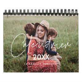 Foto do calendário 2022 moderne et minimaliste