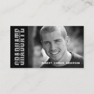 Foto do cartão conhecido da graduação - escolha da