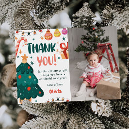 Foto do cartão de agradecimento da festa de aniver