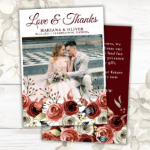 Foto do Cartões de agradecimentos de Casamento Aut