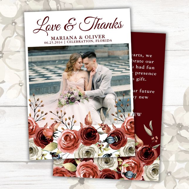 Foto do Cartões de agradecimentos de Casamento Aut (Criador carregado)