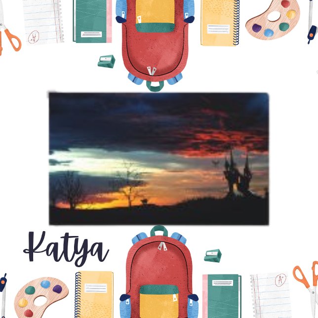 Foto do Castelo Assombrado Escary Dusk Canvas Impr (Criador carregado)