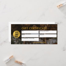 Foto do Certificado de Presente do Logotipo Empres